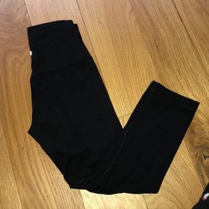 Black Cropped Align Pant II